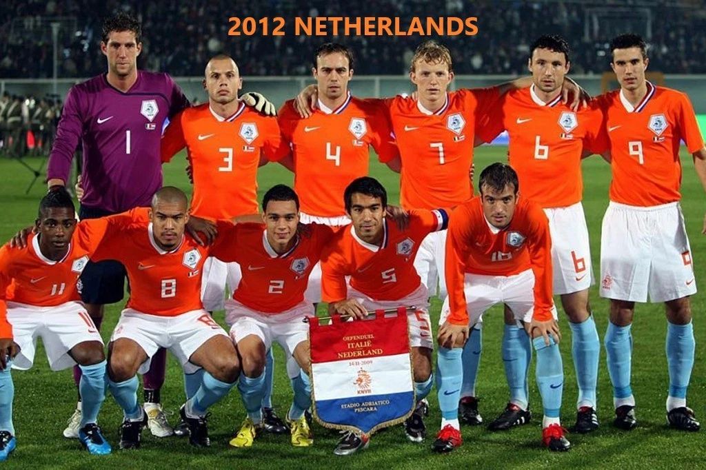 2012 Netherlands Team Keychain Soccer Picture