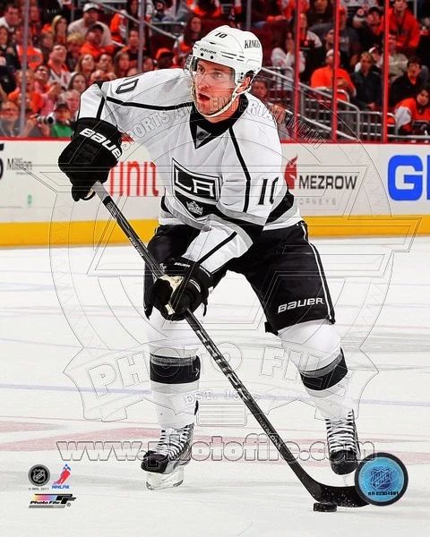 2012 Nhl Champs Mike Richards Glossy Keychain Los Angeles Kings Print
