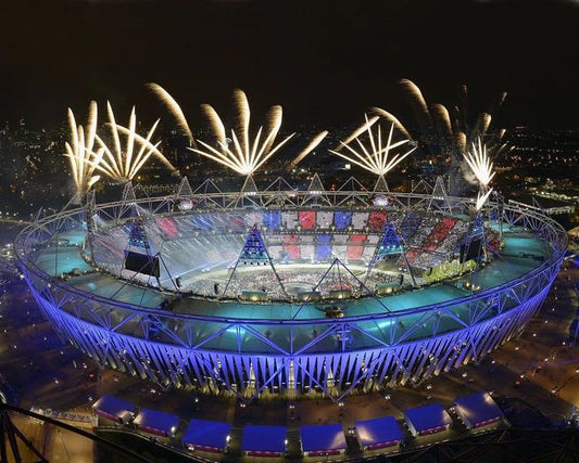 2012 Summer Olympic Stadium Opening Ceremony Glossy Keychain London Keychain
