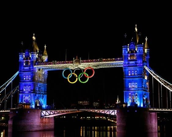 2012 Summer Olympics London Tower Bridge Glossy Magnet Magnet 1