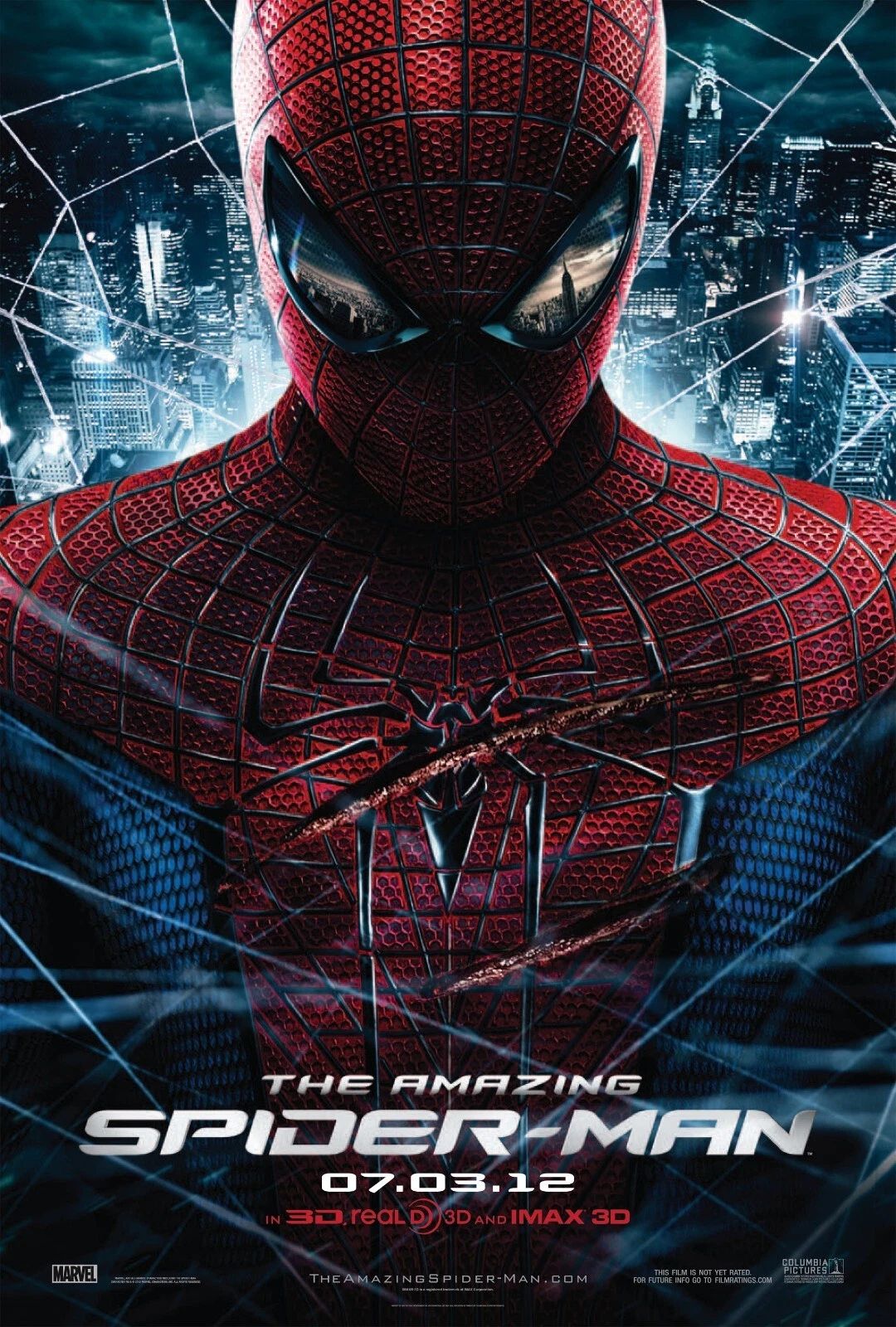 2012 The Amazing Spiderman Movie Magnet Peter Parker Garfield Marvel 1