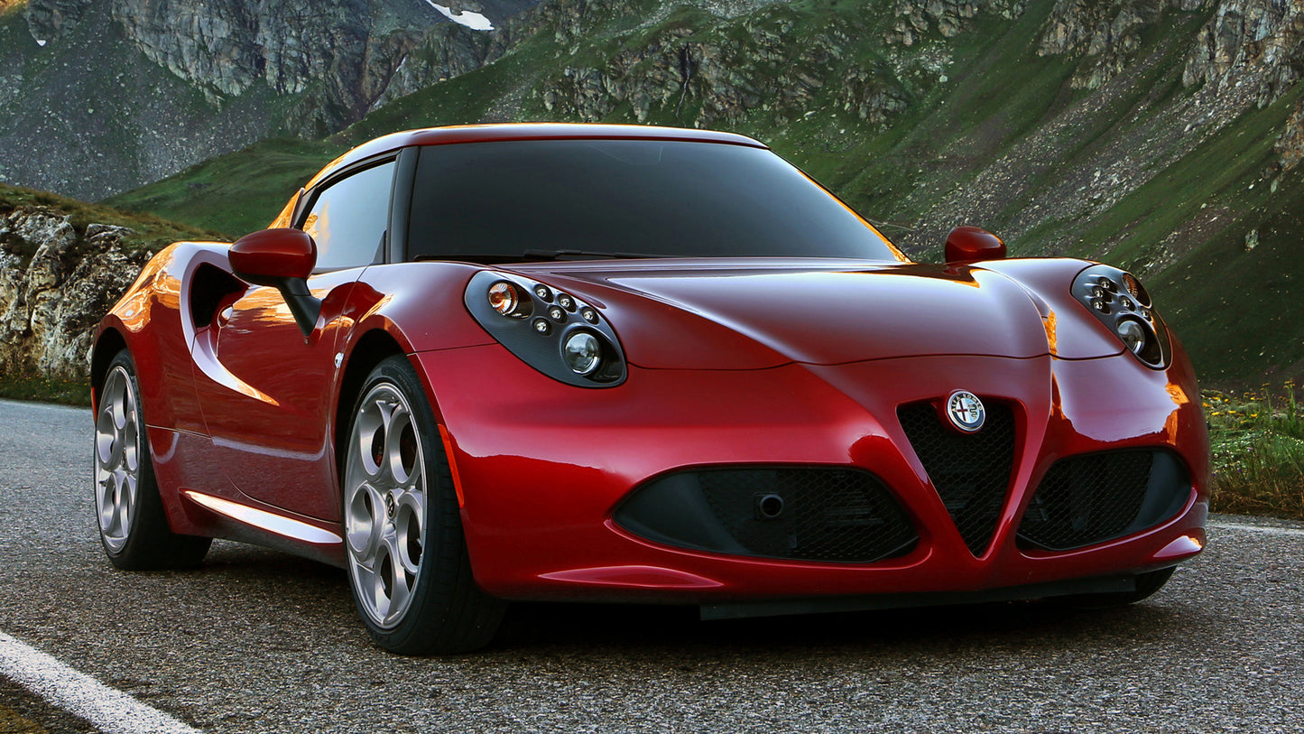 Alfa Romeo 4C Hd Art Keychain