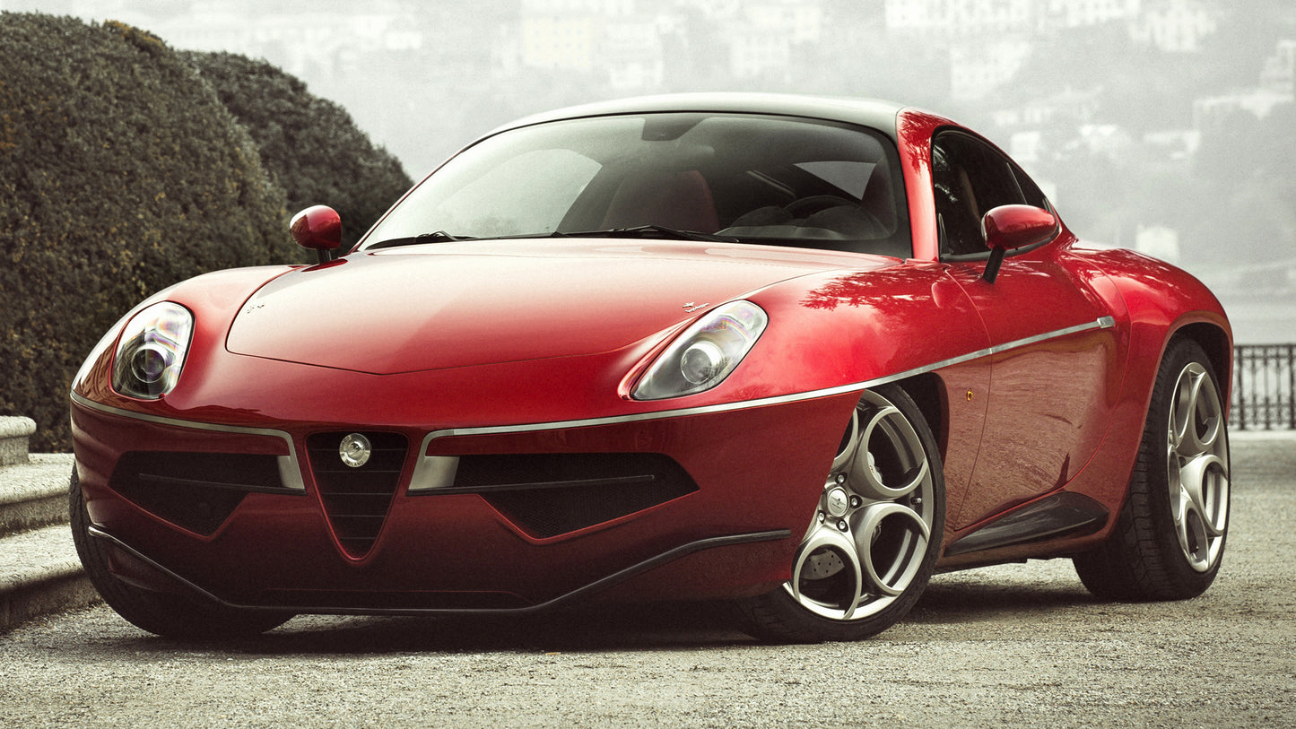 Alfa Romeo Disco Volante Hd Art Keychain