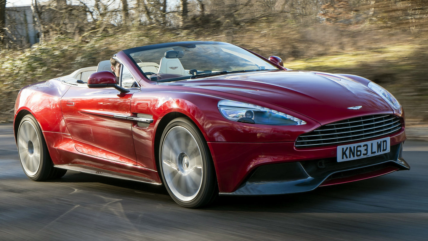Aston Martin Vanquish Volante Uk Hd Art Keychain