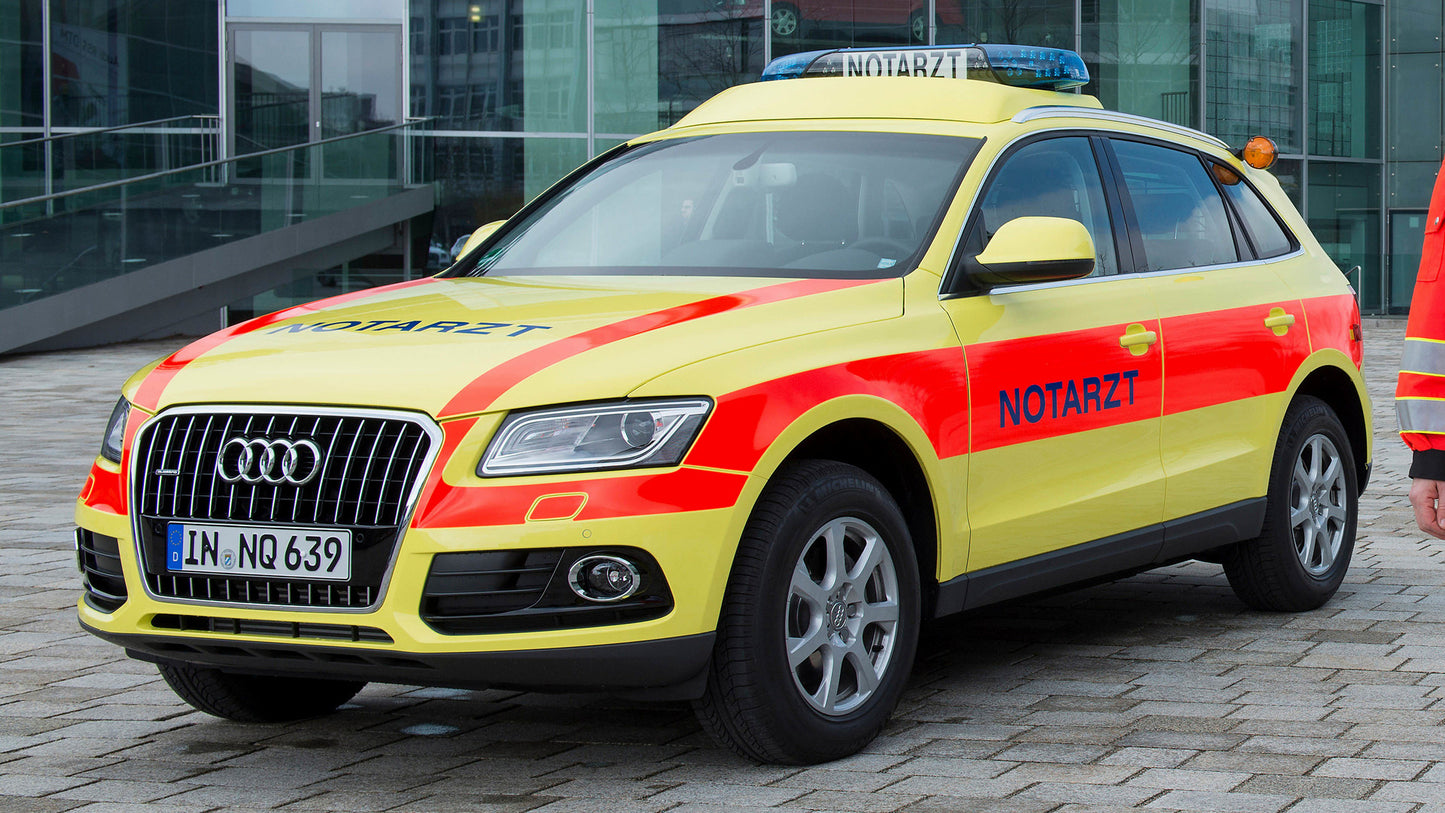 Audi Q5 Notarzt Hd Art Keychain