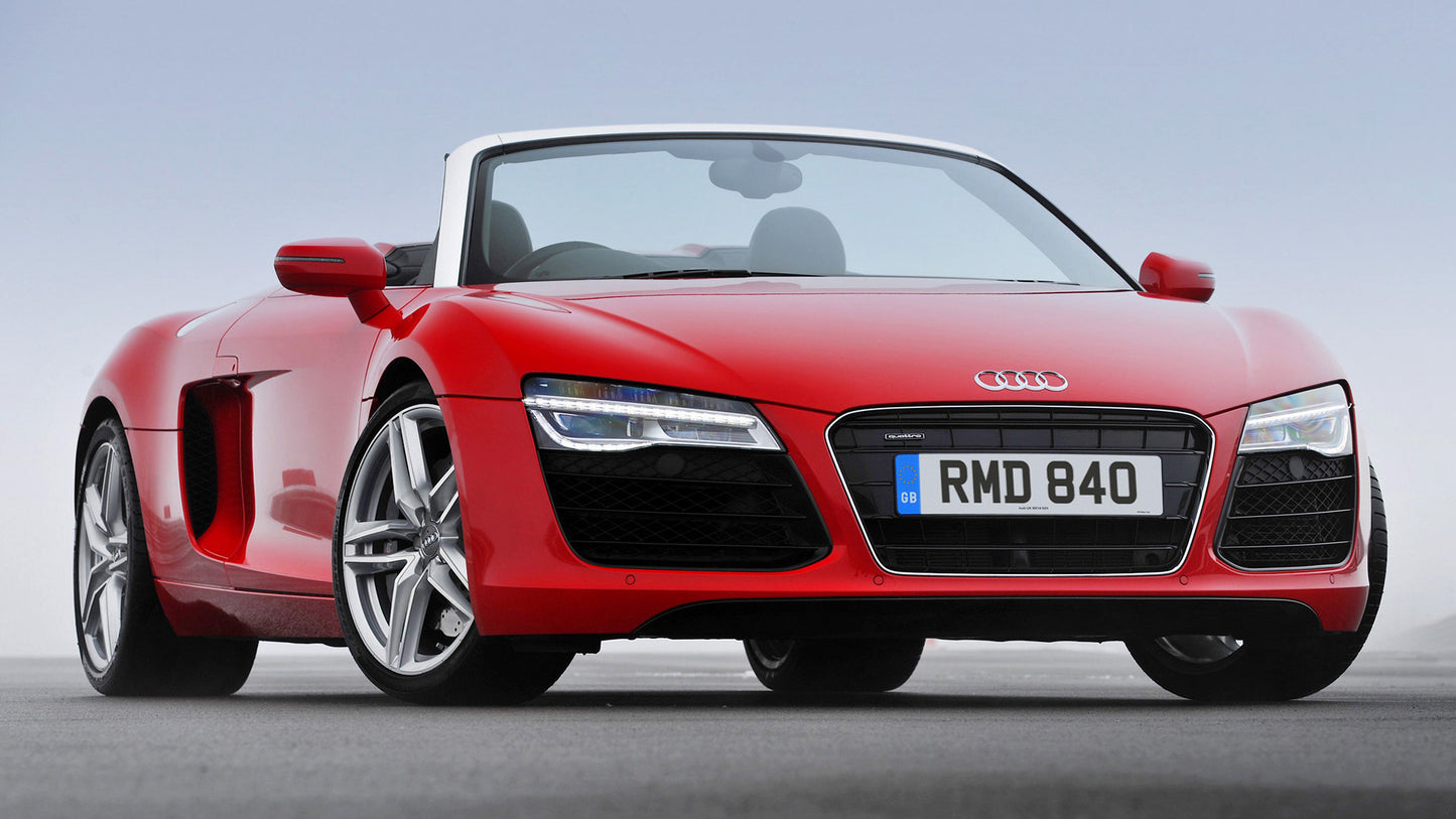 Audi R8 Spyder Uk Hd Art Keychain