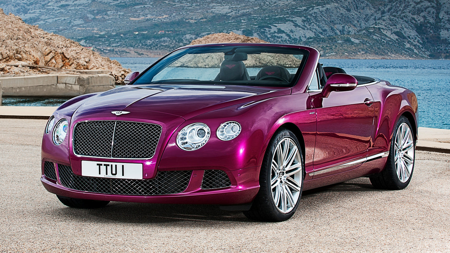 Bentley Continental Gt Speed Convertible Hd Art Keychain