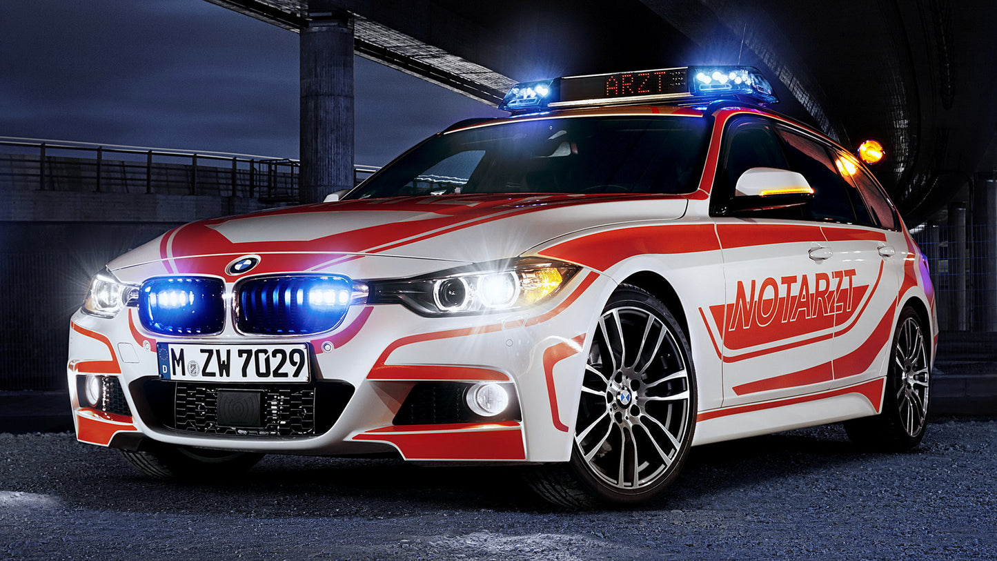 Bmw Series Touring M Sport Notarzt Hd Art Keychain