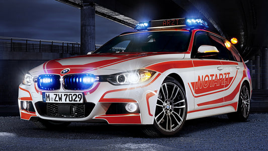 Bmw Series Touring M Sport Notarzt Hd Art Keychain