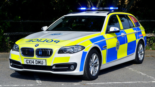 Bmw Series Touring Police Uk Hd Art Keychain