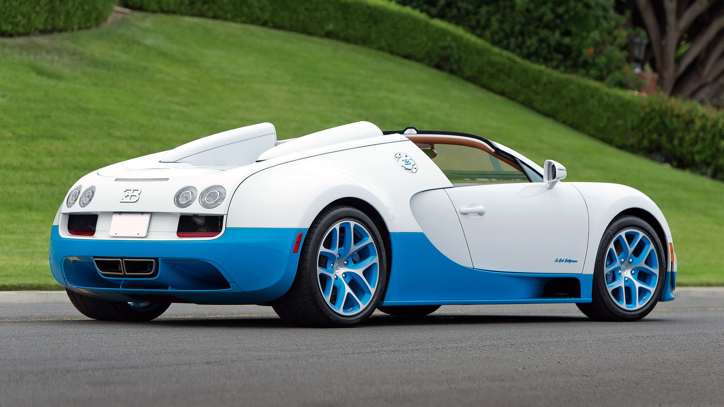 Bugatti Veyron Grand Sport Vitesse Le Ciel Californien Us Hd Art Keychain