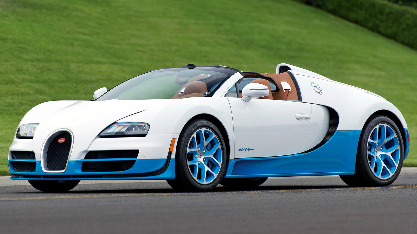 Bugatti Veyron Grand Sport Vitesse Le Ciel Californien Us Hd Art Keychain