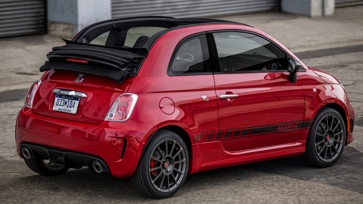 Fiat 500C Abarth Us Hd Art Keychain