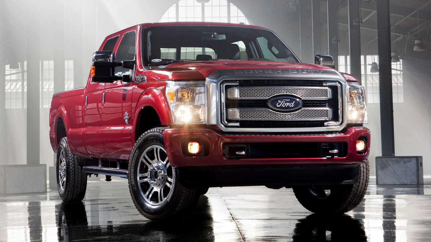 Ford F Super Duty Platinum Crew Cab Hd Art Keychain