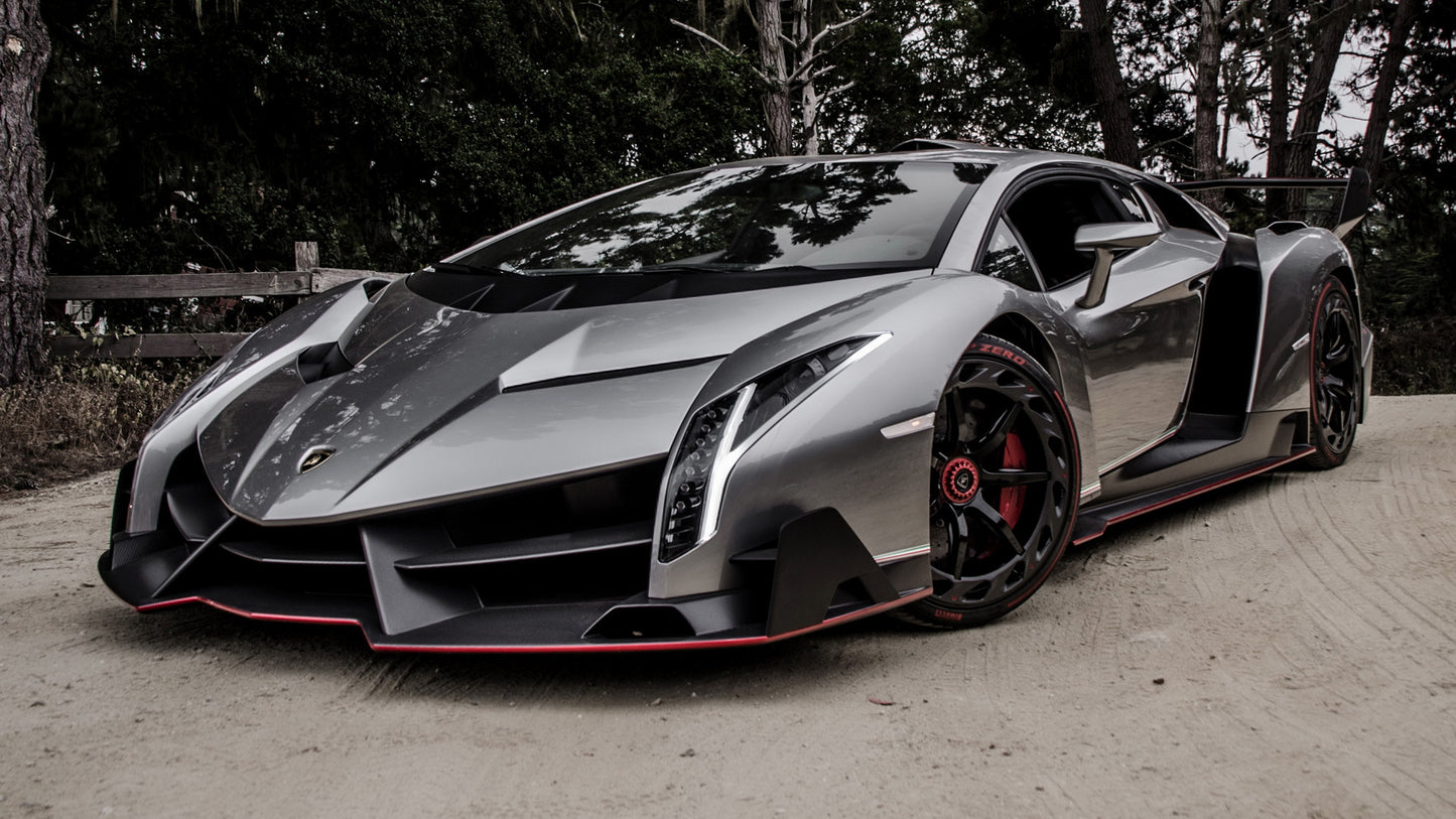 Lamborghini Veneno Hd Art Keychain