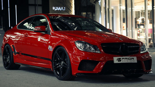 Mercedes Benz C Amg Coupe Black Series By Prior Design Hd Art Jigsaw Puzzle