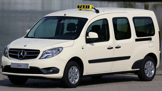 Mercedes Benz Citan Taxi Extralong Hd Art Print Poster