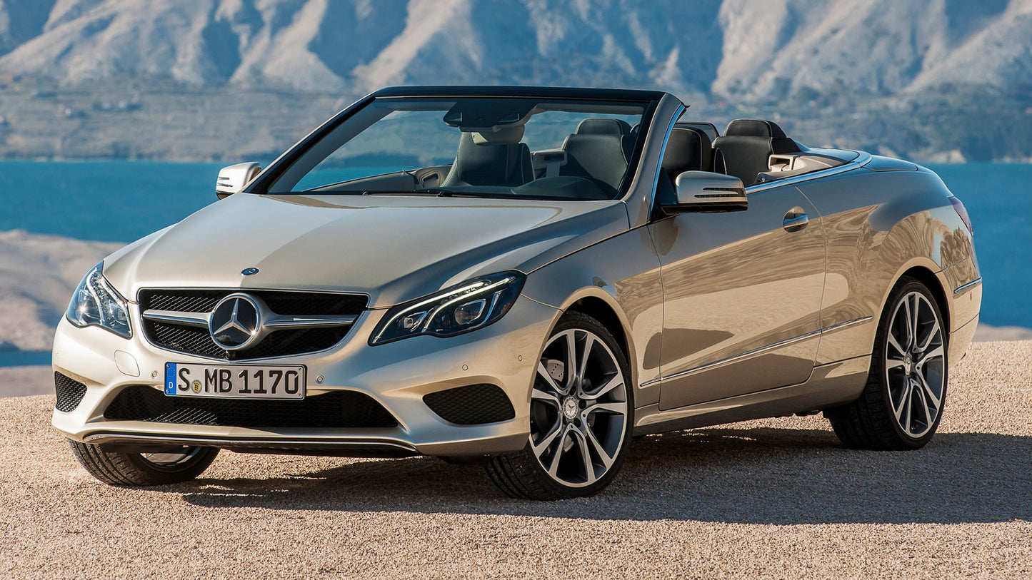 Mercedes Benz E Class Cabriolet Hd Art Print Poster
