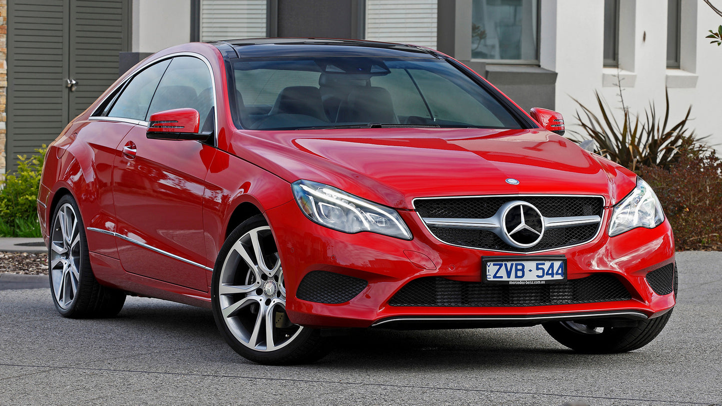 Mercedes Benz E Class Coupe Au Hd Art Print Poster