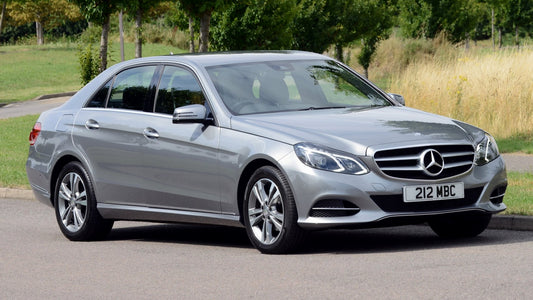 Mercedes Benz E Class With Sports Grille Uk Hd Art Print Poster