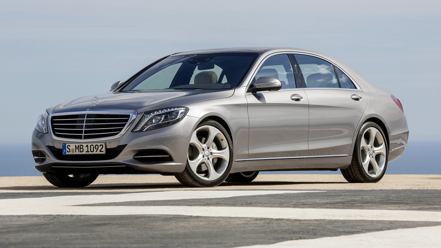 Mercedes Benz S Class Hybrid Long Hd Art Print Poster