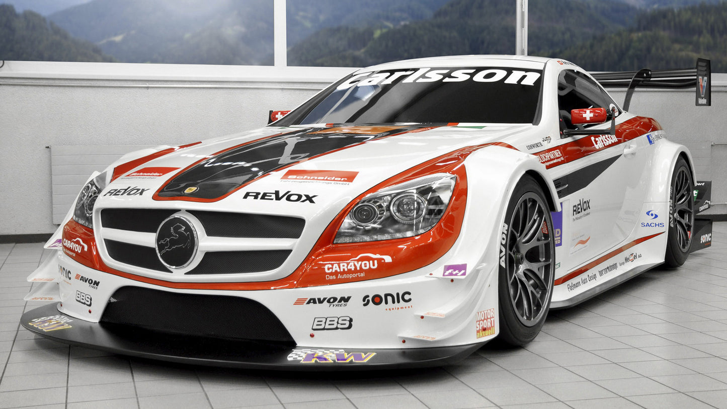 Mercedes Benz Slk Class Race Car By Carlsson Hd Art Jigsaw Puzzle
