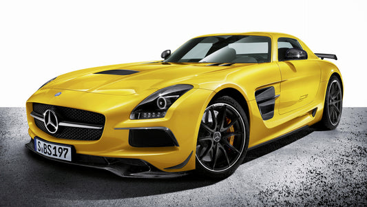 Mercedes Benz Sls Amg Black Series Hd Art Print Poster