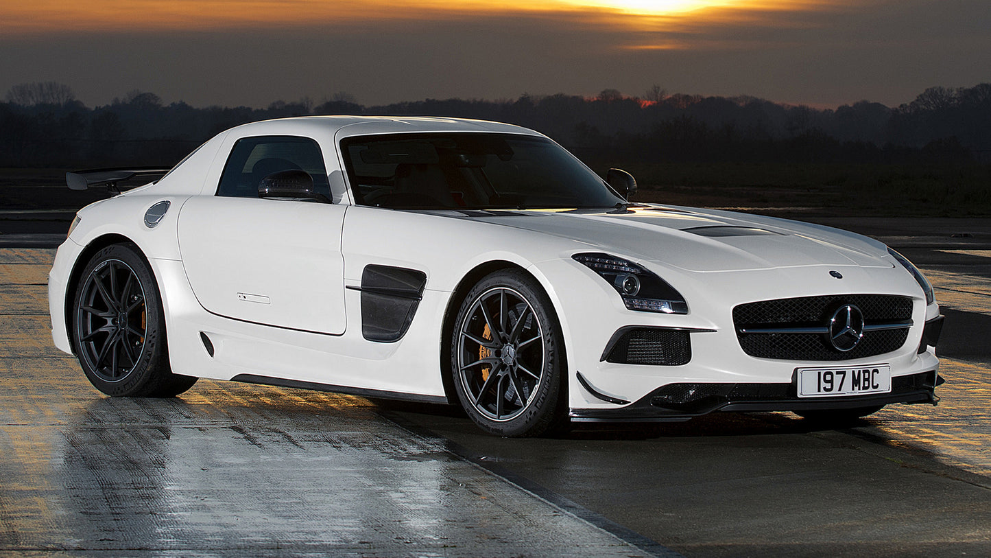 Mercedes Benz Sls Amg Black Series Uk Hd Art Print Poster