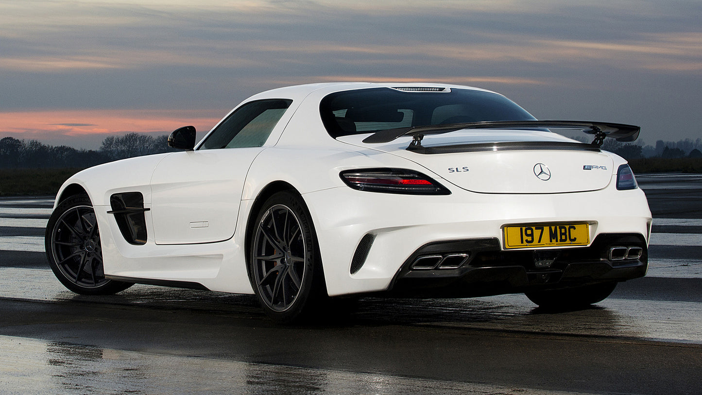 Mercedes Benz Sls Amg Black Series Uk Hd Art Print Poster