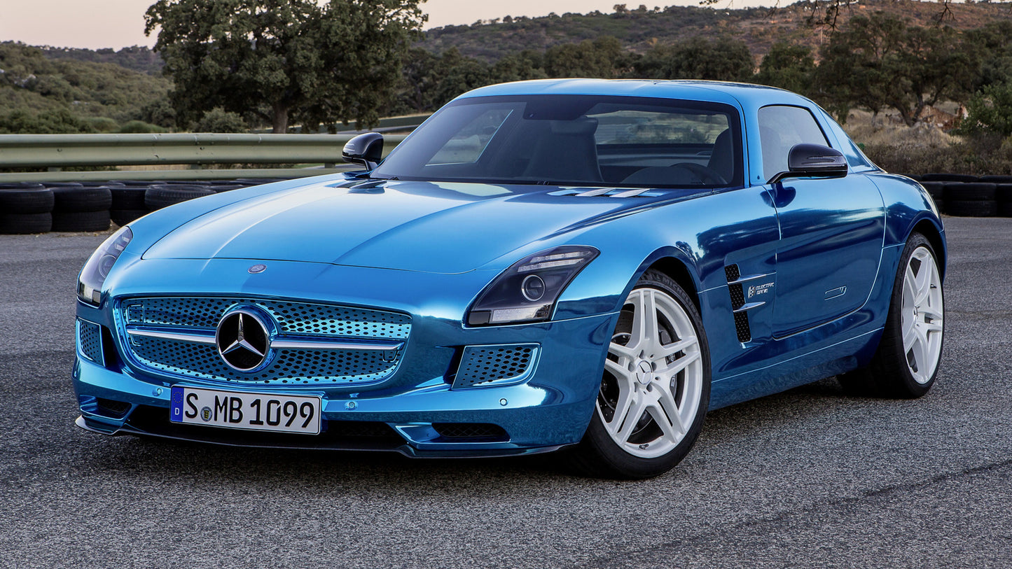Mercedes Benz Sls Amg Electric Drive Hd Art Jigsaw Puzzle