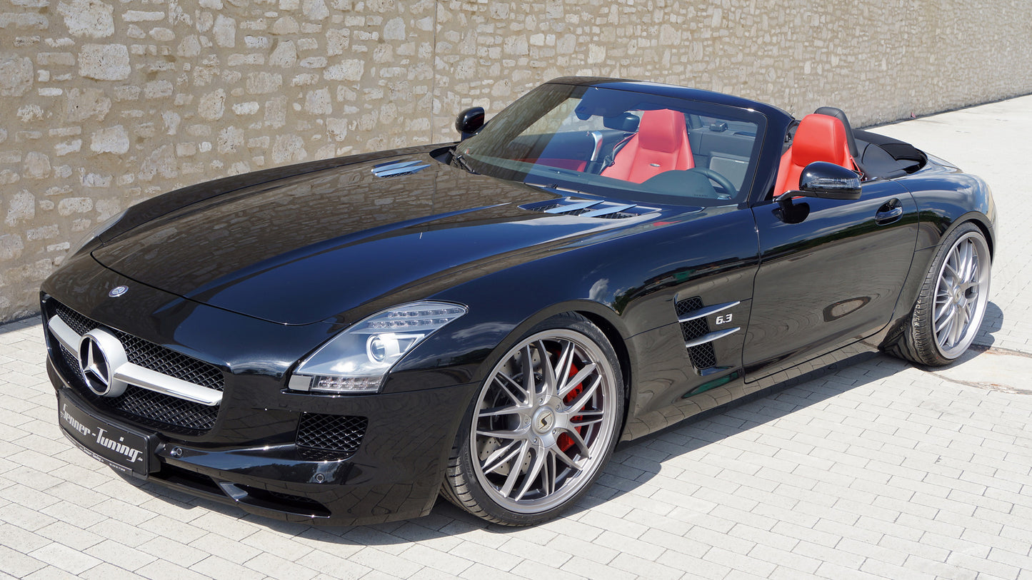 Mercedes Benz Sls Amg Roadster By Senner Tuning Hd Art Print Poster