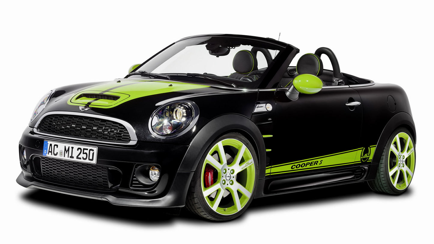 Mini Cooper S Cabrio Color Line By Ac Schnitzer Hd Art Keychain