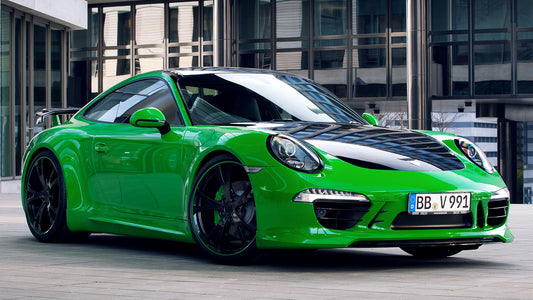 Porsche Carrera S By Techart Uk Hd Art Keychain