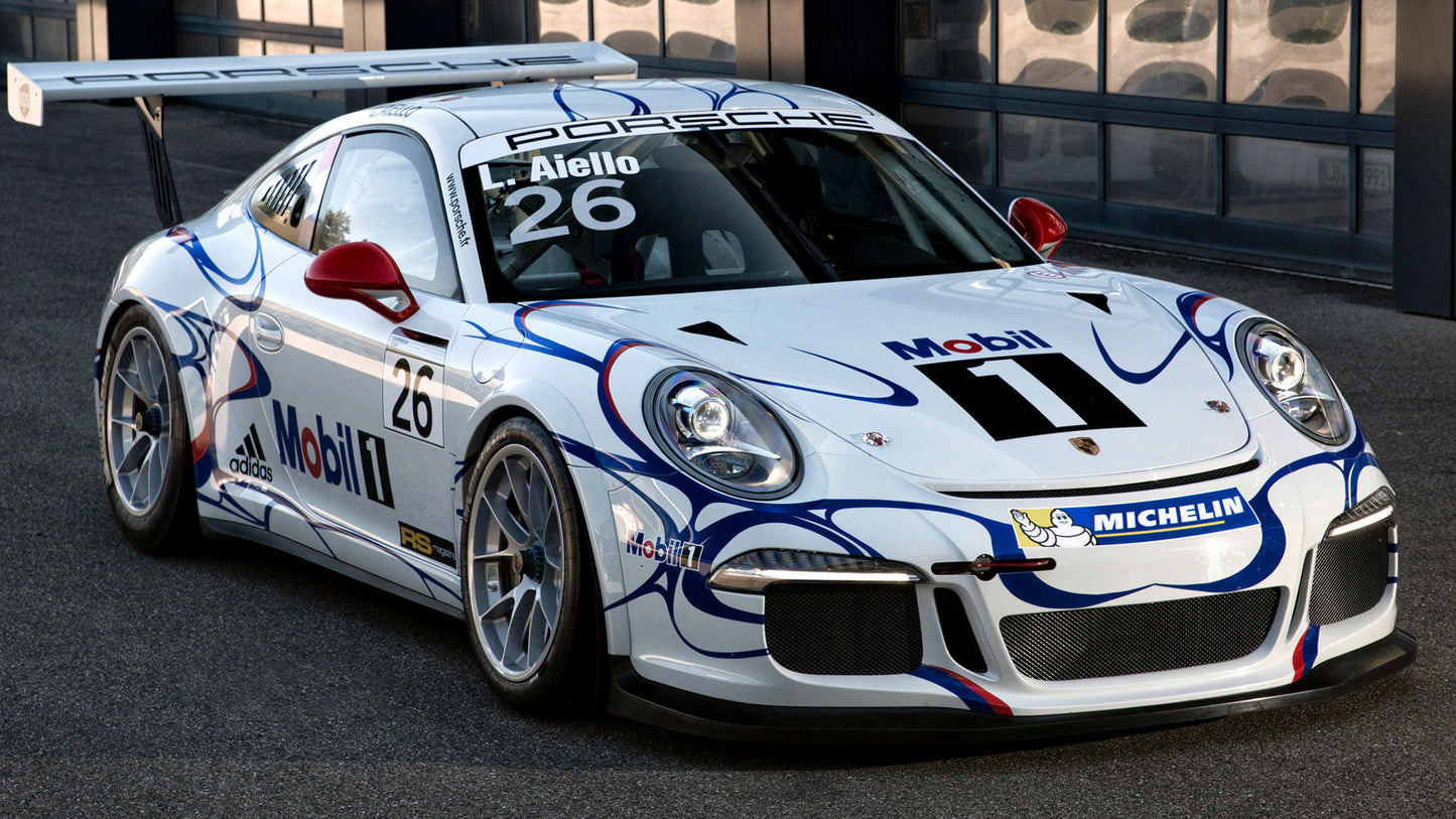 Porsche Gt3 Cup Hd Art Keychain