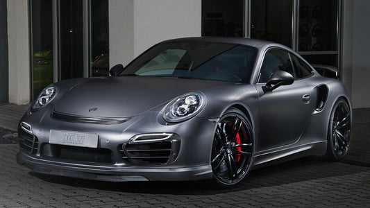 Porsche Turbo By Techart Hd Art Keychain