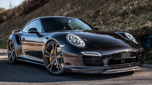 Porsche Turbo By Techart Hd Art Keychain