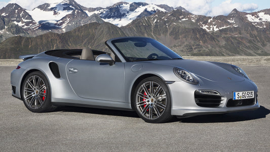 Porsche Turbo Cabriolet Hd Art Keychain