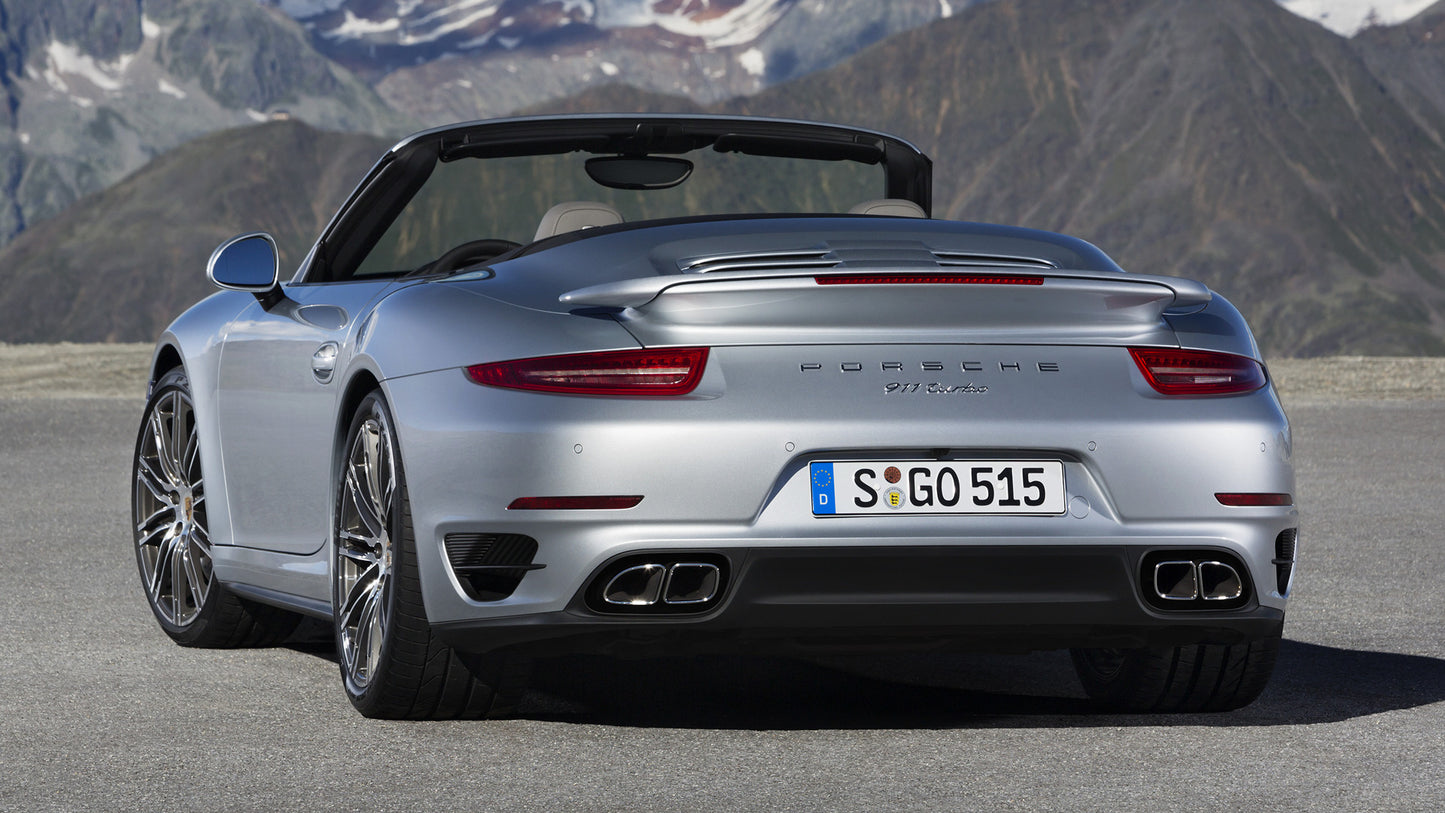 Porsche Turbo Cabriolet Hd Art Keychain