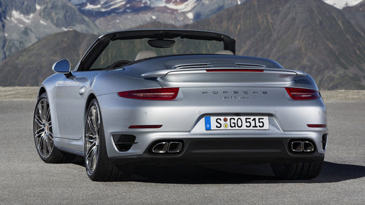 Porsche Turbo Cabriolet Hd Art Keychain