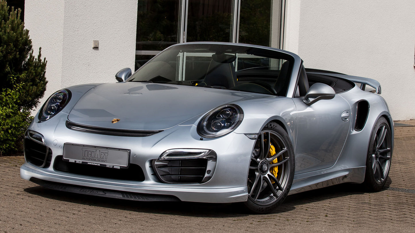 Porsche Turbo Cabriolet By Techart Hd Art Keychain