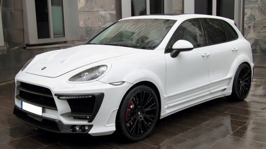Porsche Cayenne White Dream Edition By Anderson Germany Hd Art Keychain