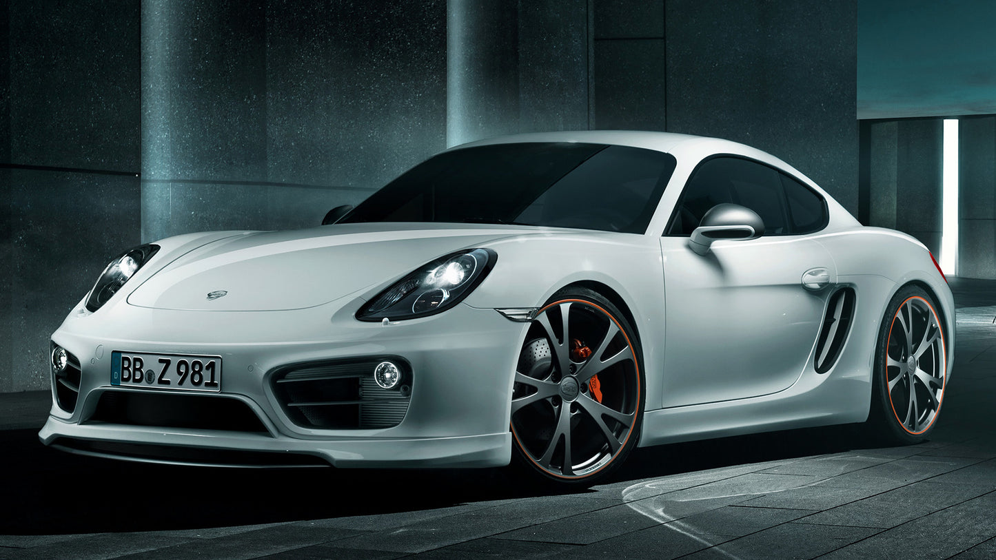 Porsche Cayman By Techart Hd Art Keychain