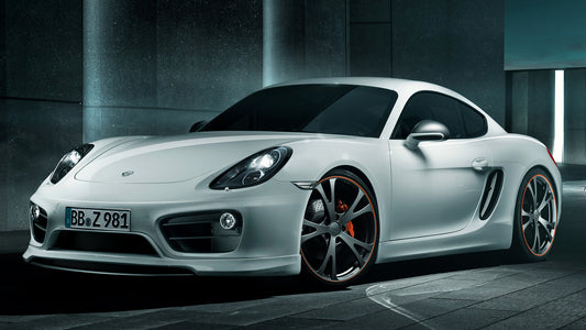 Porsche Cayman By Techart Hd Art Keychain