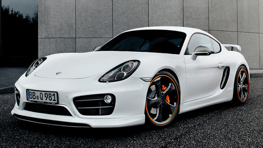 Porsche Cayman S By Techart Hd Art Keychain