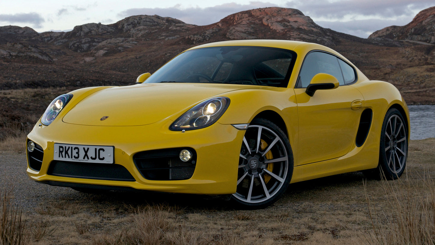 Porsche Cayman S Uk Hd Art Keychain