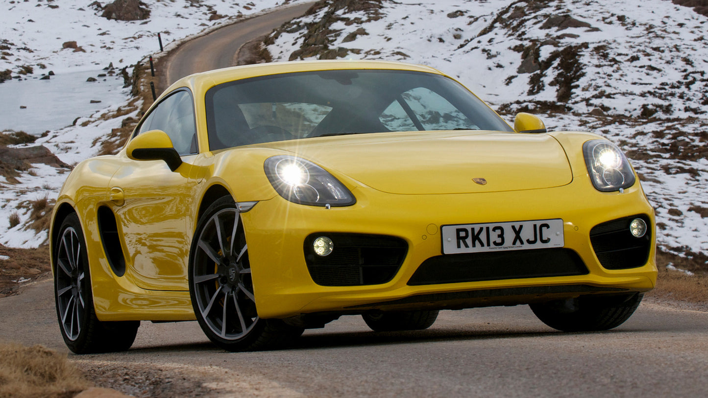 Porsche Cayman S Uk Hd Art Keychain