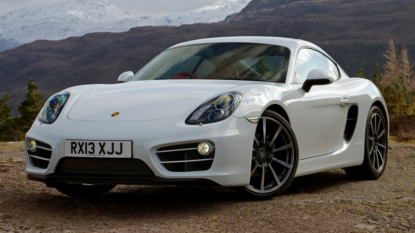 Porsche Cayman Uk Hd Art Keychain