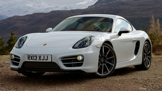 Porsche Cayman Uk Hd Art Keychain