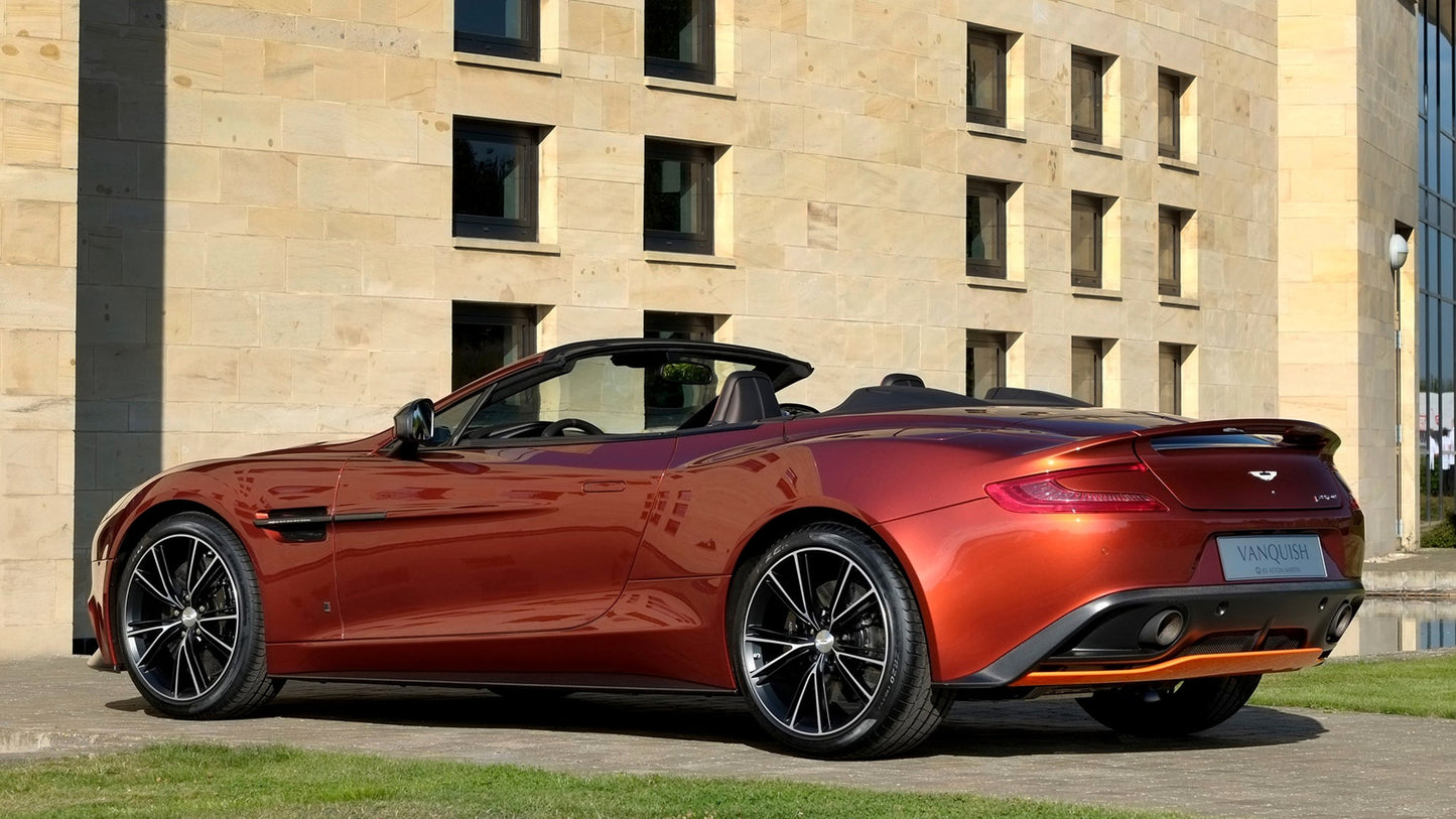 Q By Aston Martin Vanquish Volante Hd Art Keychain