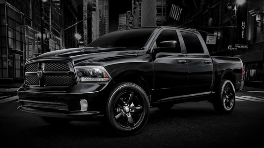 Ram Black Express Crew Cab Hd Art Magnet